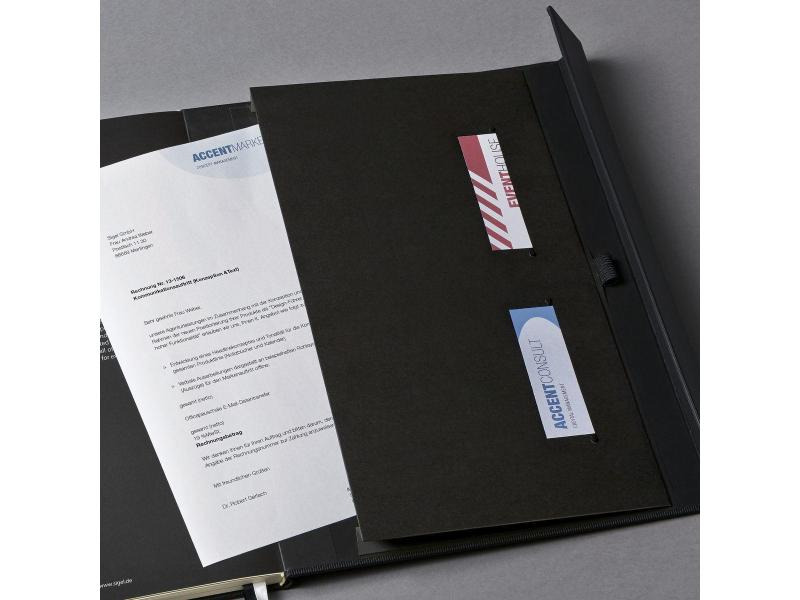 Sigel Notizbuch Conceptum A4, Kariert, Schwarz
