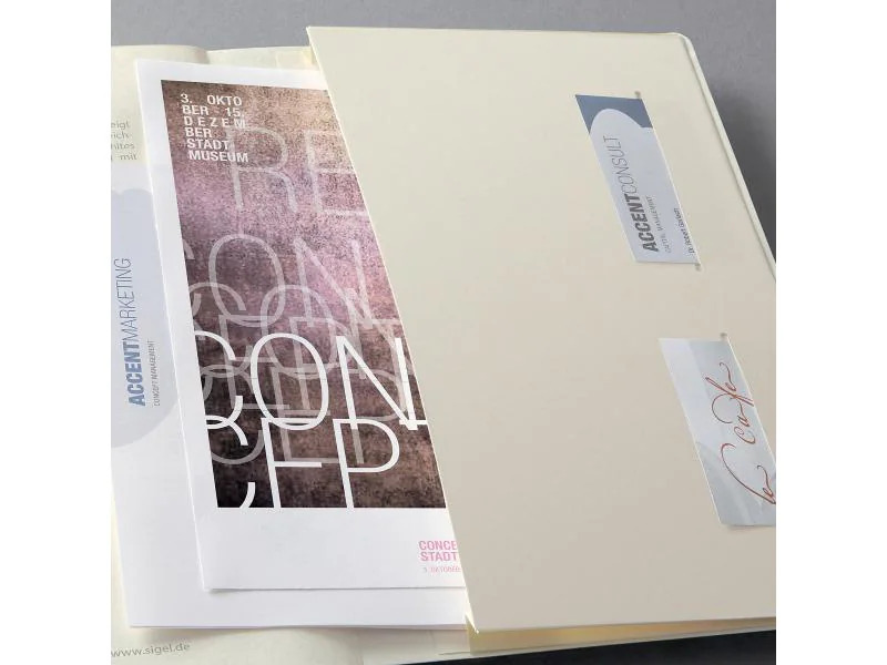 Sigel Notizbuch Conceptum A4, Liniert, Blau