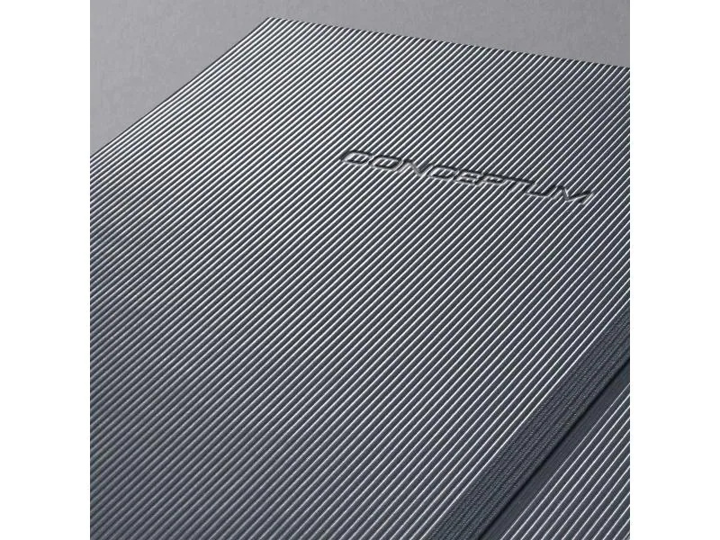 Sigel Notizbuch Conceptum A4, Liniert, Dunkelgrau