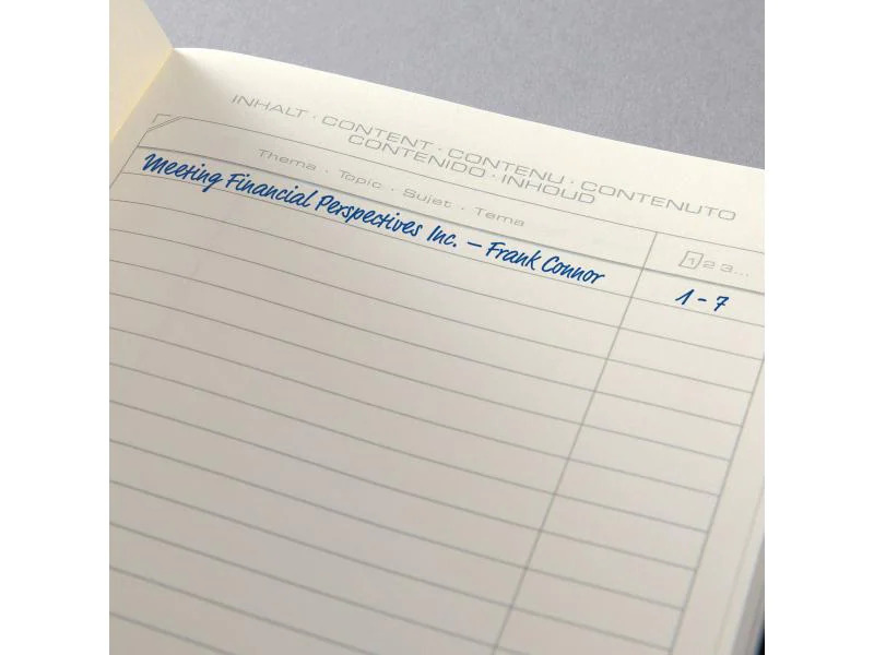Sigel Notizbuch Conceptum A5, Kariert, Blau