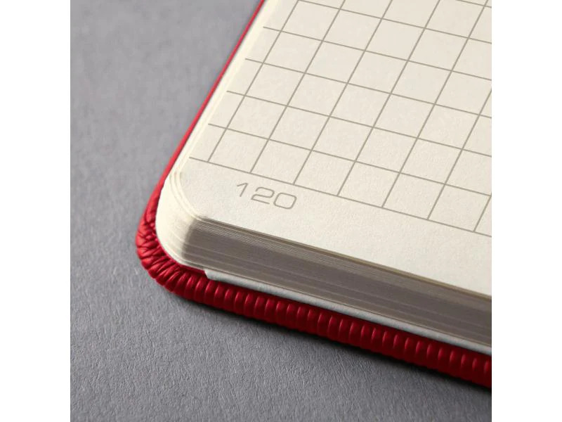 Sigel Notizbuch Conceptum A5, Kariert, Rot