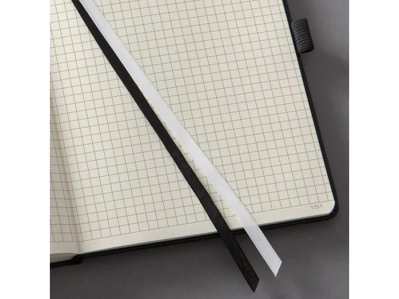 Sigel Notizbuch Conceptum A5, Liniert, Schwarz