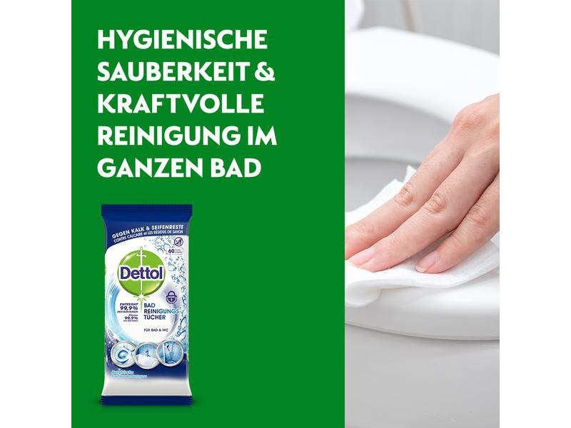 Dettol Badreiniger Tücher Bergfrische 60 Stück