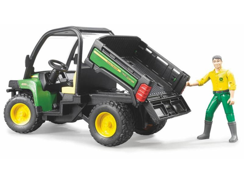 Bruder Spielwaren Landwirtschaftsfahrzeug John Deere Gator 8550 mit Fahrer