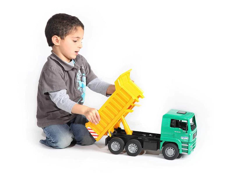 Bruder Spielwaren Lastwagen MAN TGA LKW mit Kippmulde