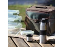 BergHOFF Thermoskanne Orion Line 1000 ml, Schwarz-Silber
