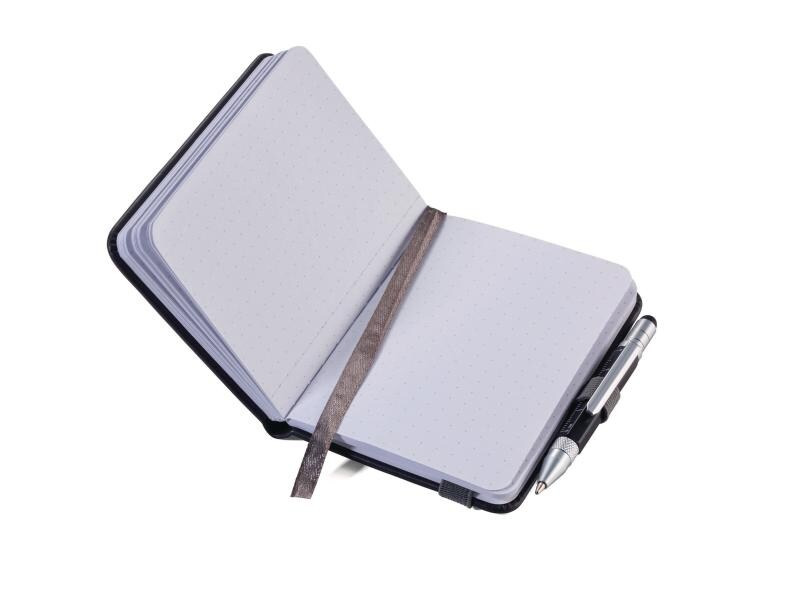Troika Notizbuch LILIPAD+LILIPUT A7, Blanko, Grau