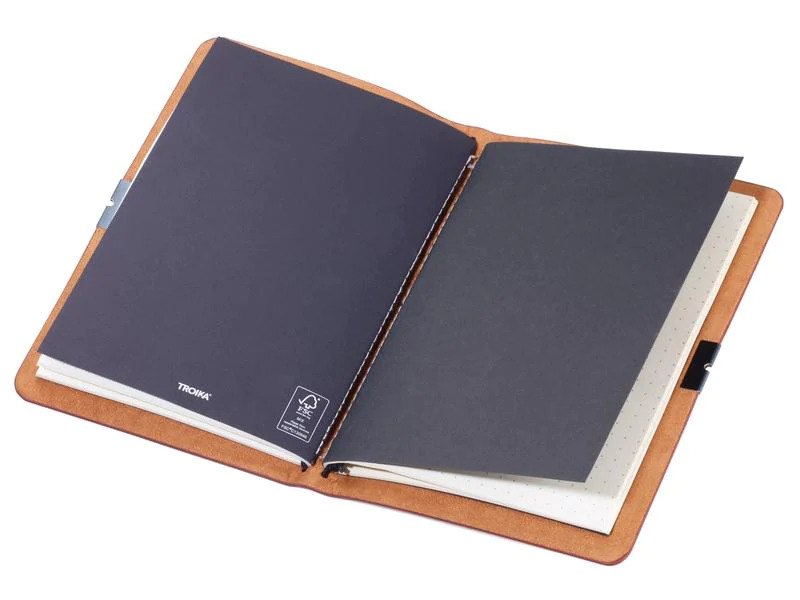 Troika Schreibblock Bullet Journal A5, Dot, Braun