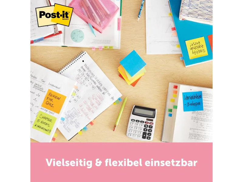 3M Notizzettel Post-it 5.1 x 3.8 cm, 4 Blöcke à 100 Blatt
