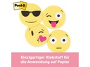 3M Notizzettel Post-it Face Designs, 2 Blöcke à 30 Blatt
