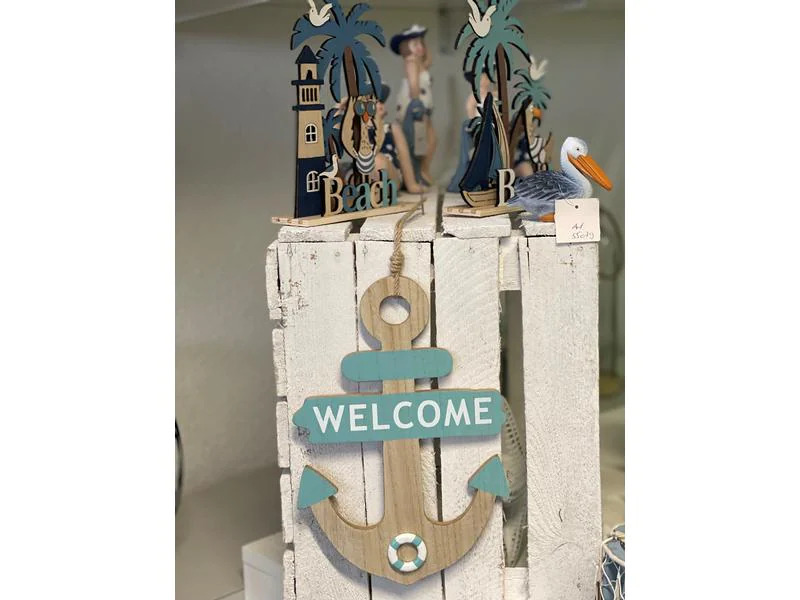 Dameco Aufsteller Maritim Beach Leuchtturm 22 cm
