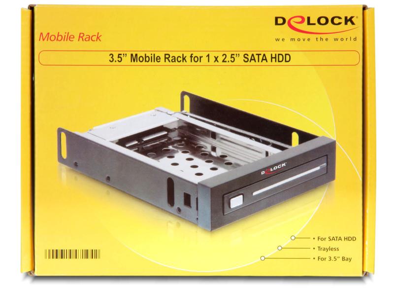 Delock Wechselrahmen 3,5 Mobile Rack für 1x 2.5