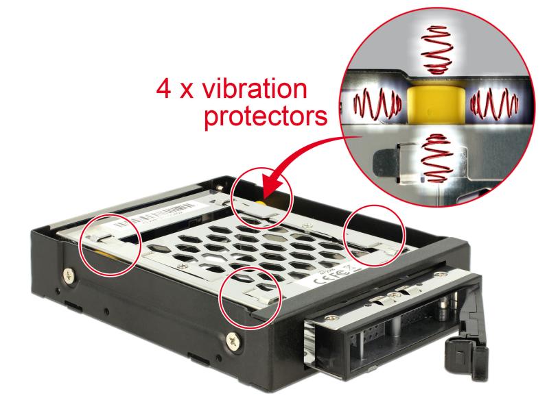 Delock Wechselrahmen 3,5 Mobile Rack für 1x 2.5