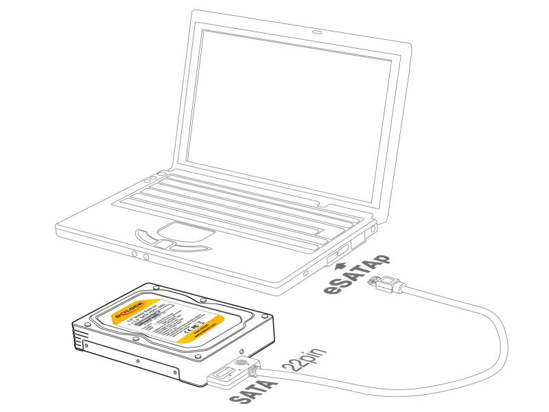 Delock Wechselrahmen 3.5 Hot-Swap für 1x 2.5SSD/HDD