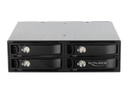 Delock Wechselrahmen 5.25 für 4x 2.5  U.2 NVMe SSD