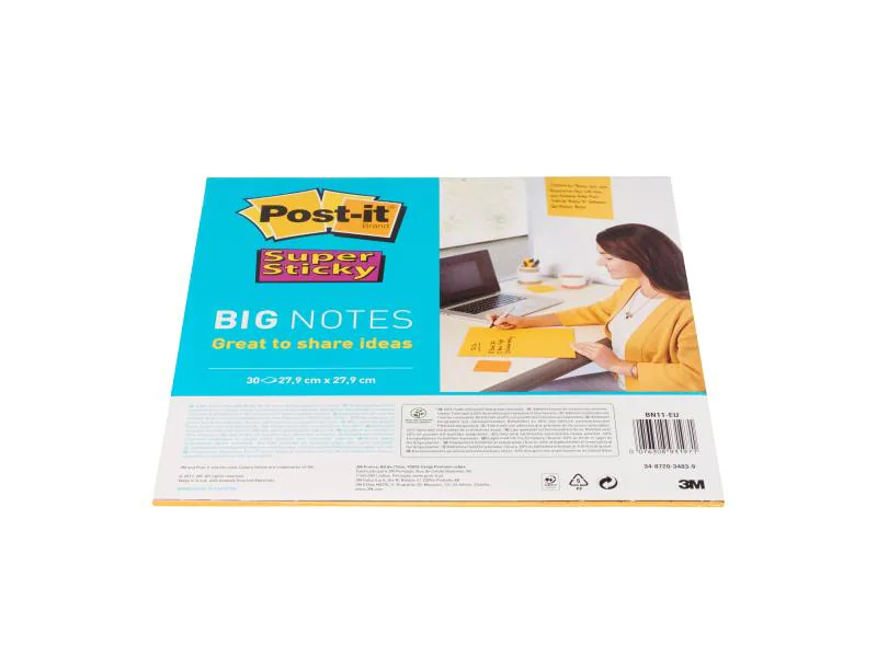 3M Notizzettel Post-it Super Sticky 27.9 cm x 27.9 cm