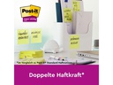 3M Notizzettel Z-Notes Super Sticky Gelb 7.6 cm x 7.6 cm