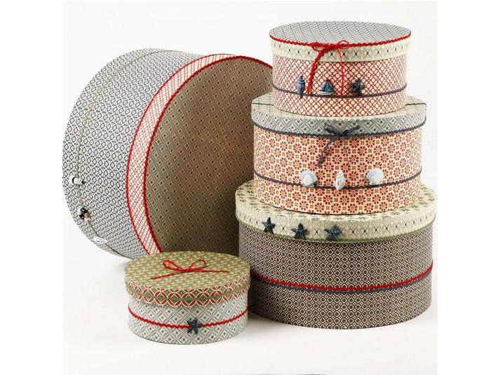 Creativ Company Papp-Schachtel 8-19 cm 5 Stück