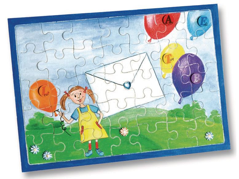 Folia Papp-Puzzle A4 mit Legerahmen, 1 Stück