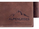 Alpenleder Notizbuch Goethe A6, liniert, Büffelleder braun