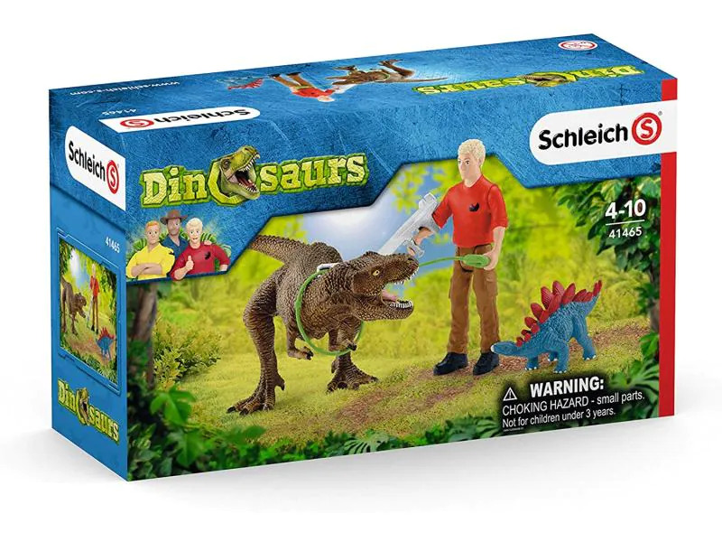 Schleich Spielfigurenset Dinosaurs Tyrannosaurus Rex Angriff