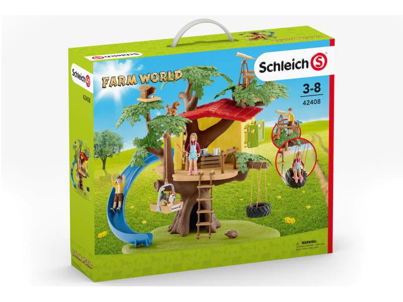 Schleich Spielfigurenset Farm World Abenteuer Baumhaus