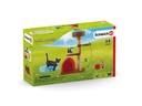 Schleich Spielfigurenset Farm World Spielspass für niedliche Katzen