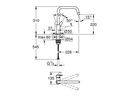 GROHE Küchenarmatur QuickFix Start Hoher Auslauf