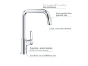 GROHE Küchenarmatur QuickFix Start Hoher Auslauf