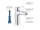 GROHE Lavaboarmatur QuickFix Start M-Size chrom