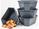 Gusta Garden Aufzuchttöpfe PAUL POTATO Starter, 4 Etagen, Anthrazit
