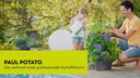 Gusta Garden Aufzuchttöpfe PAUL POTATO Starter, 4 Etagen, Anthrazit