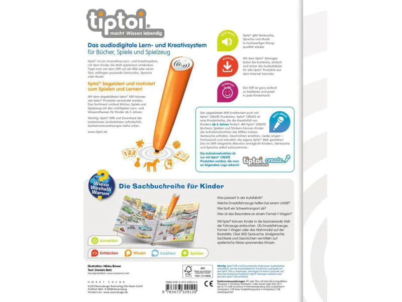 tiptoi Lernbuch Die Welt der Fahrzeuge