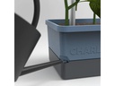 Gusta Garden Pflanzentopf CHARLY CHILI Starterset, 3-Teilig, Blaugrau