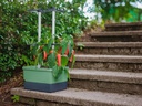 Gusta Garden Pflanzentopf CHARLY CHILI Starterset, 3-Teilig, Dunkelgrün
