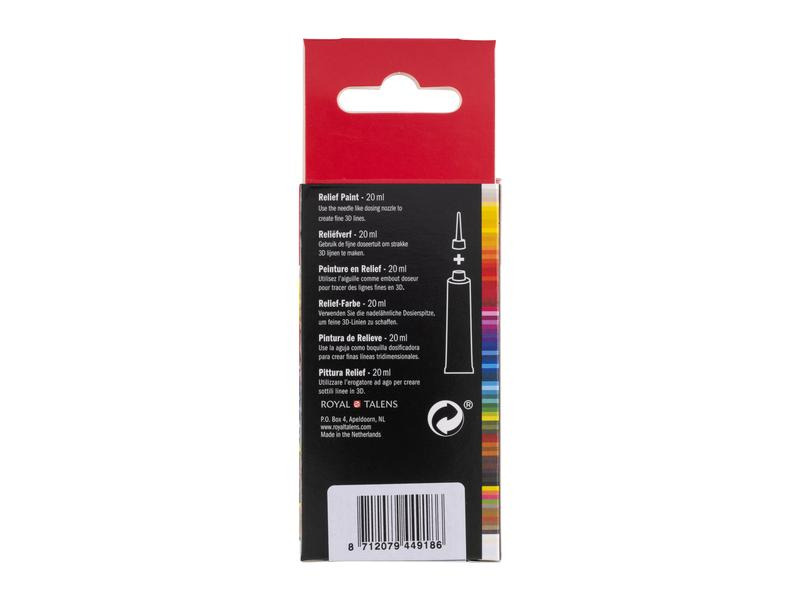 Amsterdam Acrylfarbe Reliefpaint 20 ml, Grau