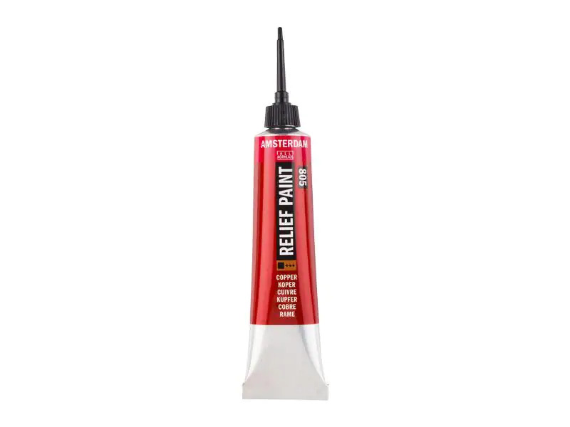 Amsterdam Acrylfarbe Reliefpaint 20 ml, Kupfer