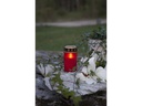 Star Trading LED-Grabkerze SERENE 7 cm x 12 cm, Rot