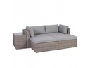 Greemotion Loungeset Olea, Braun, 4 Sitzplätze