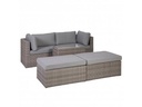 Greemotion Loungeset Olea, Braun, 4 Sitzplätze