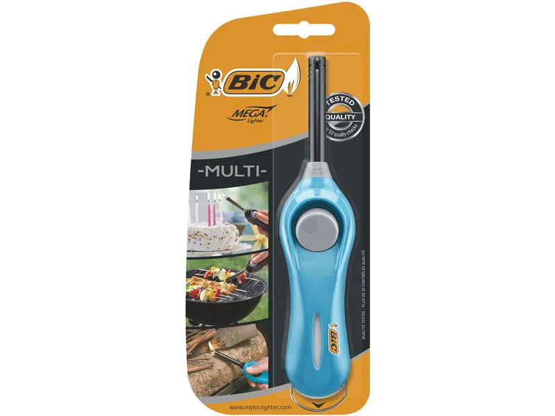 BIC Feueranzünder J38 Megalighter, assortiert, 1 Stück