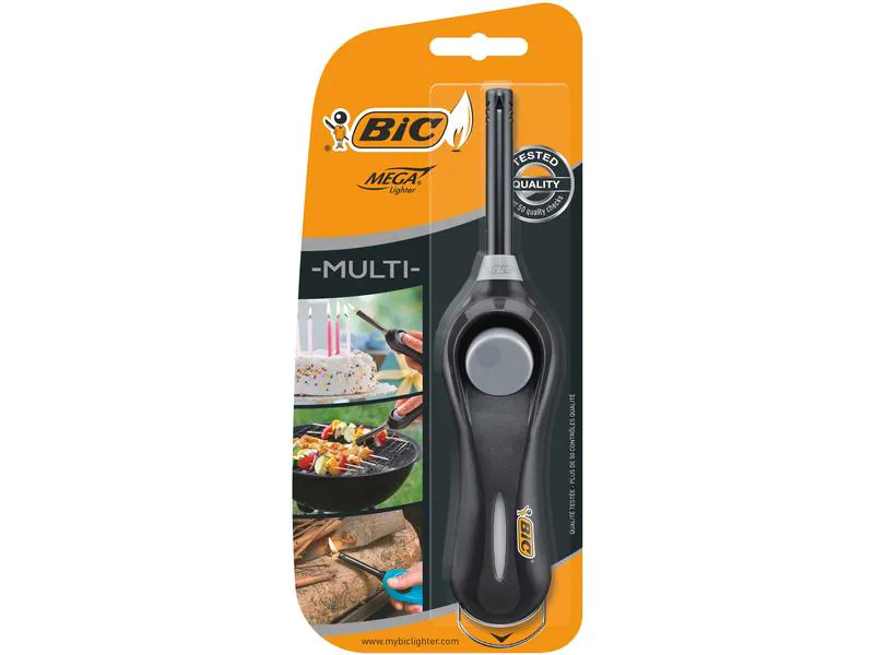 BIC Feueranzünder J38 Megalighter, assortiert, 1 Stück