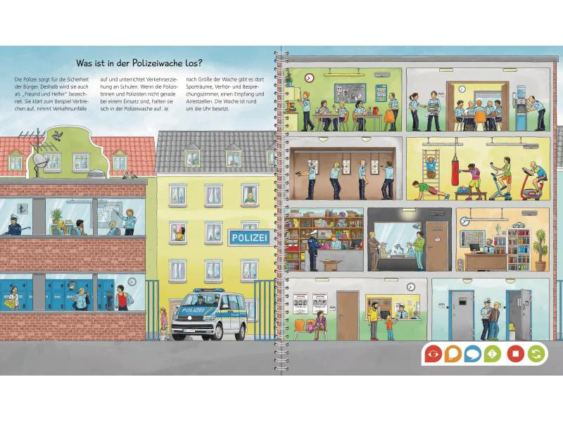tiptoi Lernbuch Unterwegs mit der Polizei