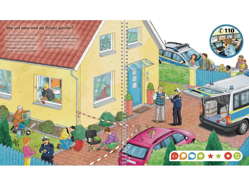 tiptoi Lernbuch Unterwegs mit der Polizei