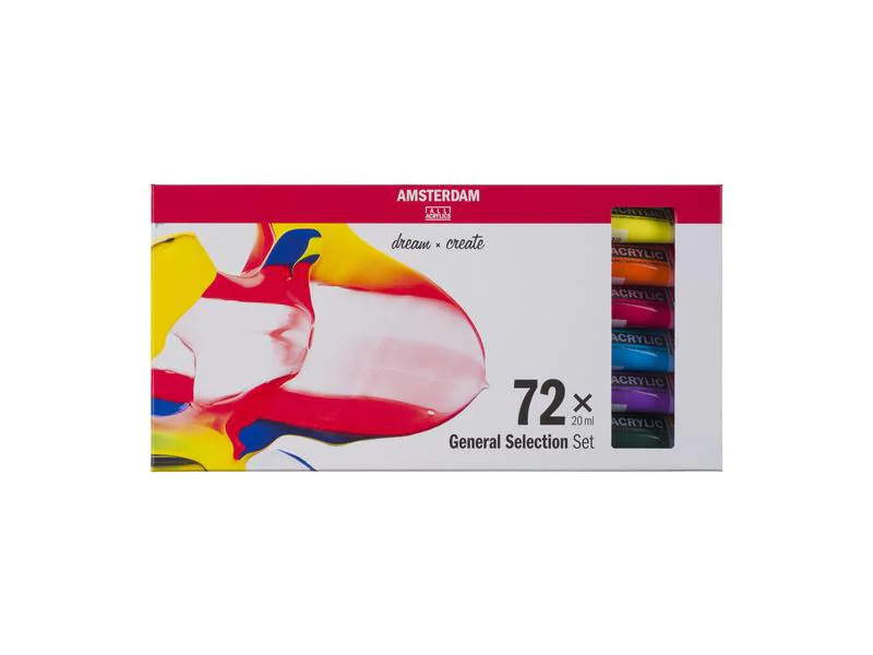 Amsterdam Acrylfarbe Standard Serie Set 72 x 20 ml