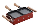 TTM Teelicht-Raclette Twiny Cheese rouge Rot