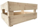 Holz Zollhaus Obstharasse Fichte / Tanne, Roh 40 x 30 x 20 cm