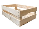 Holz Zollhaus Obstharasse Fichte / Tanne, Roh 60 x 40 x 20 cm