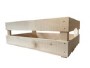 Holz Zollhaus Obstharasse Fichte / Tanne, Roh 60 x 40 x 20 cm