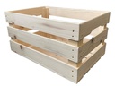 Holz Zollhaus Obstharasse Fichte / Tanne, Roh 60 x 40 x 30 cm